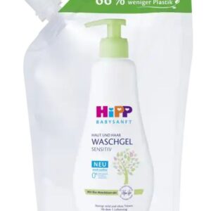 HIPP Babysanft Skin and Hair Washing Gel Sensitive, Refill 400 ml