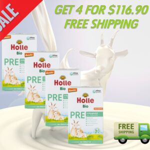 Holle Goat Milk PRE Organic Formula (400g) Package Deal