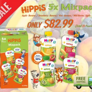 HIPP FRUIT PUNCHES HIPPIS MIXPACK 4x100g